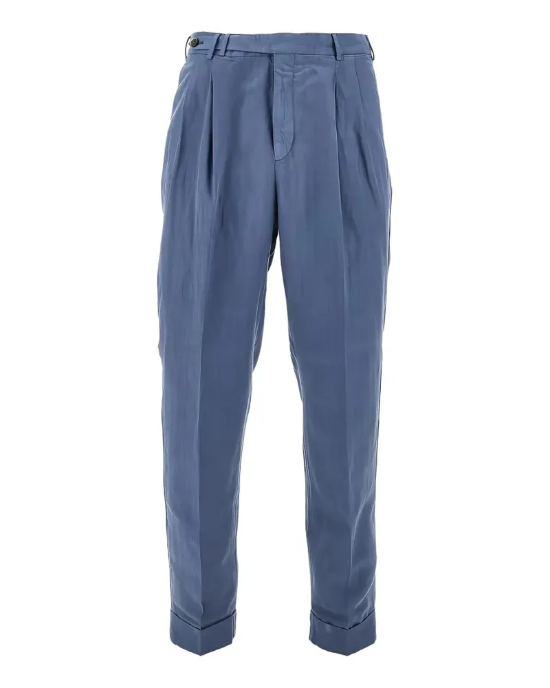 PT TORINO pleated trousers - Blau Blau