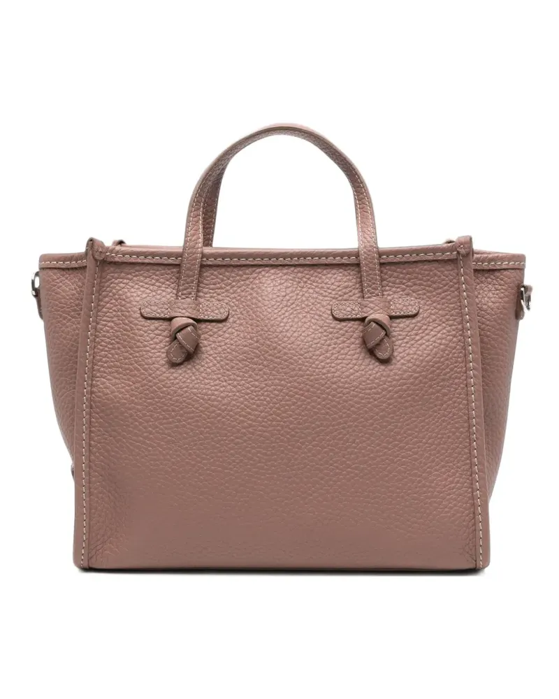 Gianni Chiarini Mittelgroße Marcella Tote Bag aus gekörntem Leder - Rosa Rosa