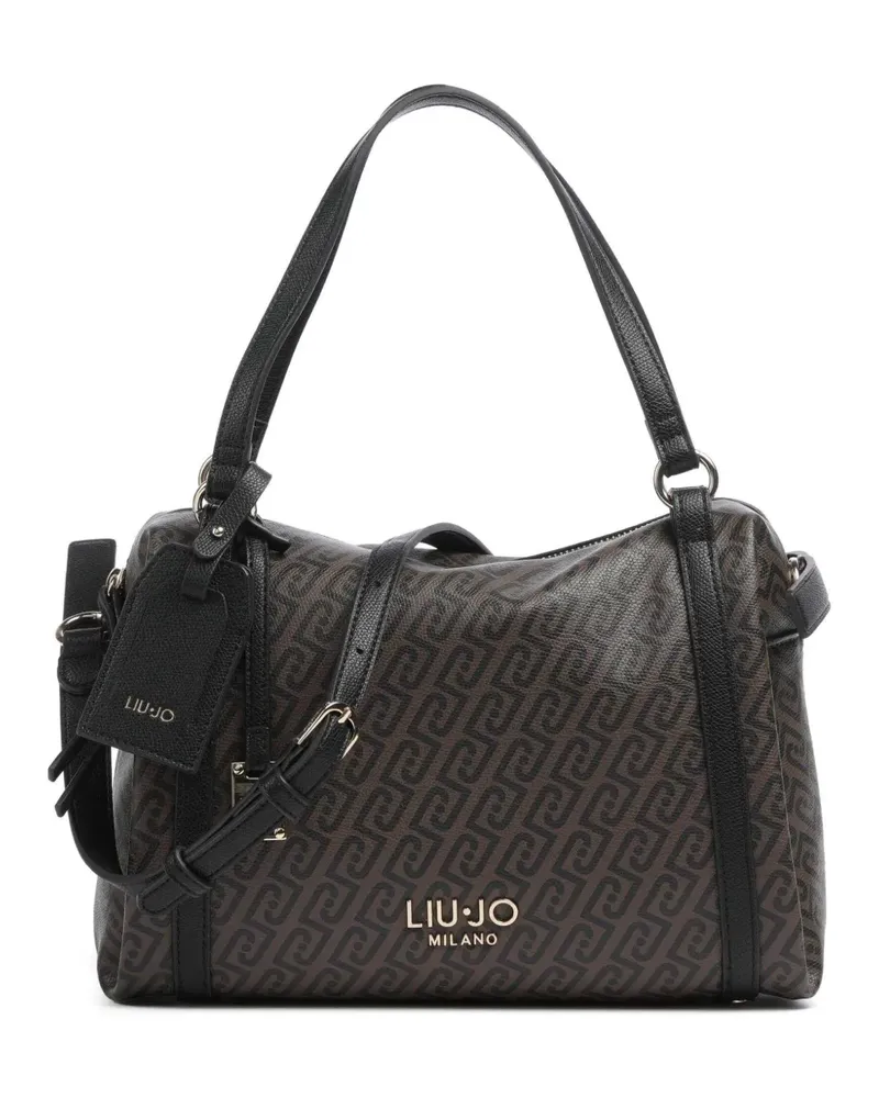 Liu Jo Gürteltasche mit Monogramm-Print - Braun Braun