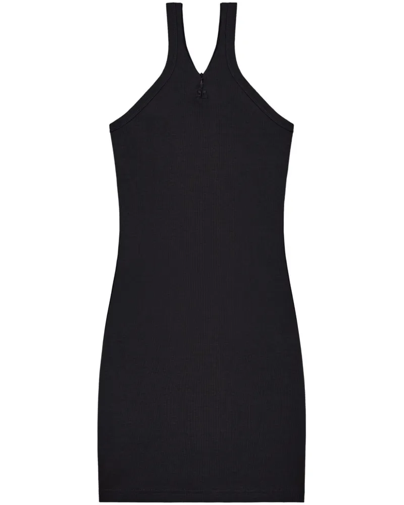 Courrèges 90 Minikleid - Schwarz Schwarz
