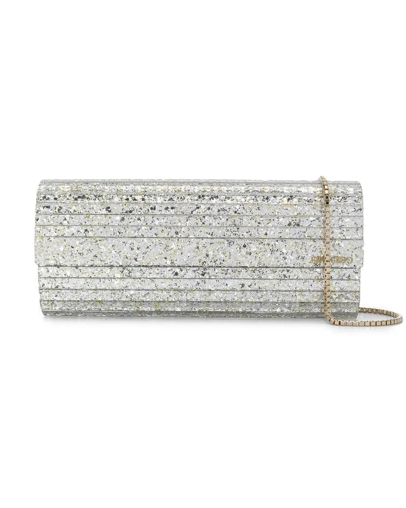 Jimmy Choo Sweetie' Clutch im Glitter-Look - Metallic Metallic