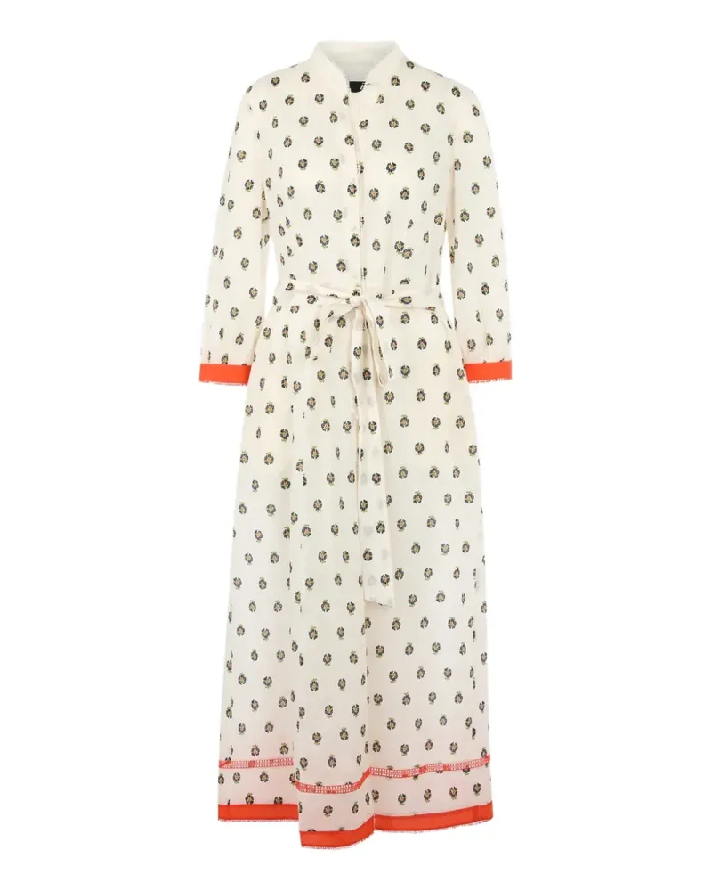 Marc Cain Kleid mit Blumenprint - Nude Nude
