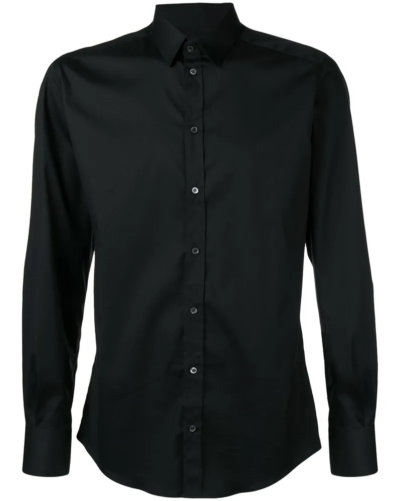 Dolce & Gabbana Klassisches Hemd - Schwarz Schwarz