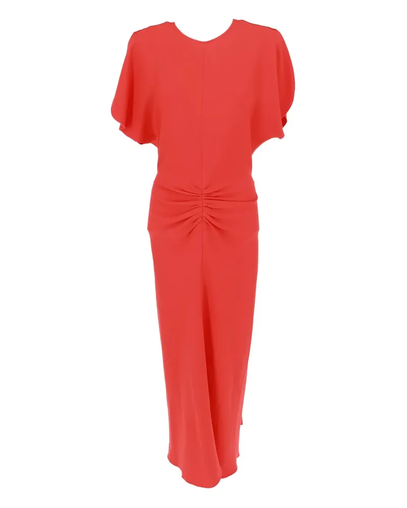 Victoria Beckham Gerafftes Bela Midikleid - Rot Rot