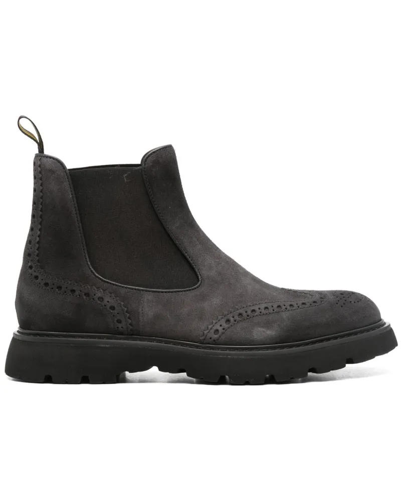Doucal´s Stiefeletten mit Budapester-Detail - Grau Grau