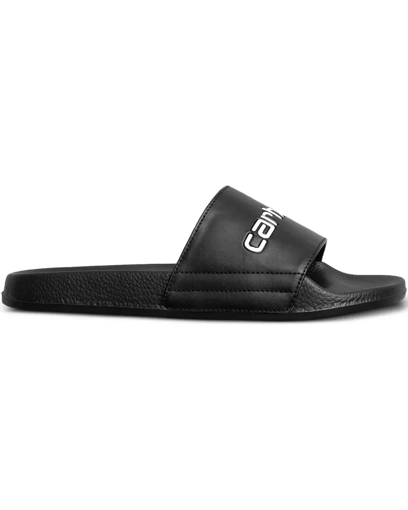 Carhartt WIP Pantoletten mit Logo-Prägung - Schwarz Schwarz