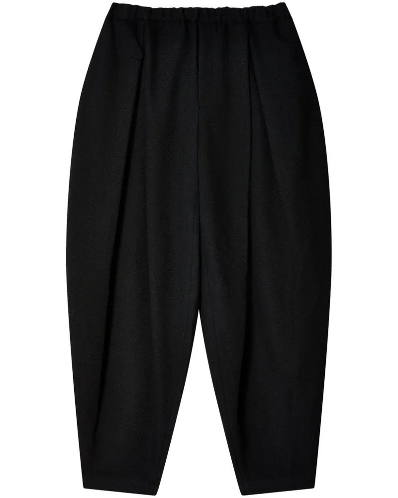 Comme des Garçons Hose mit Tapered-Bein - Schwarz Schwarz