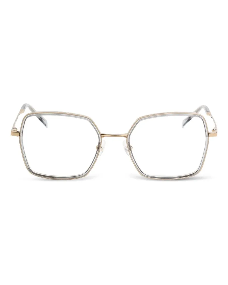 GIGI STUDIOS Orix geometric metal glasses - Grau Grau