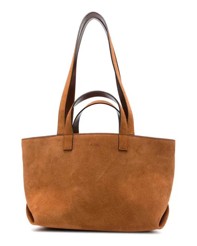 A.P.C. Shopper aus Wildleder - Braun Braun
