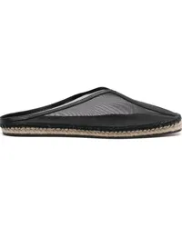 Totême Mesh-Espadrilles Schwarz