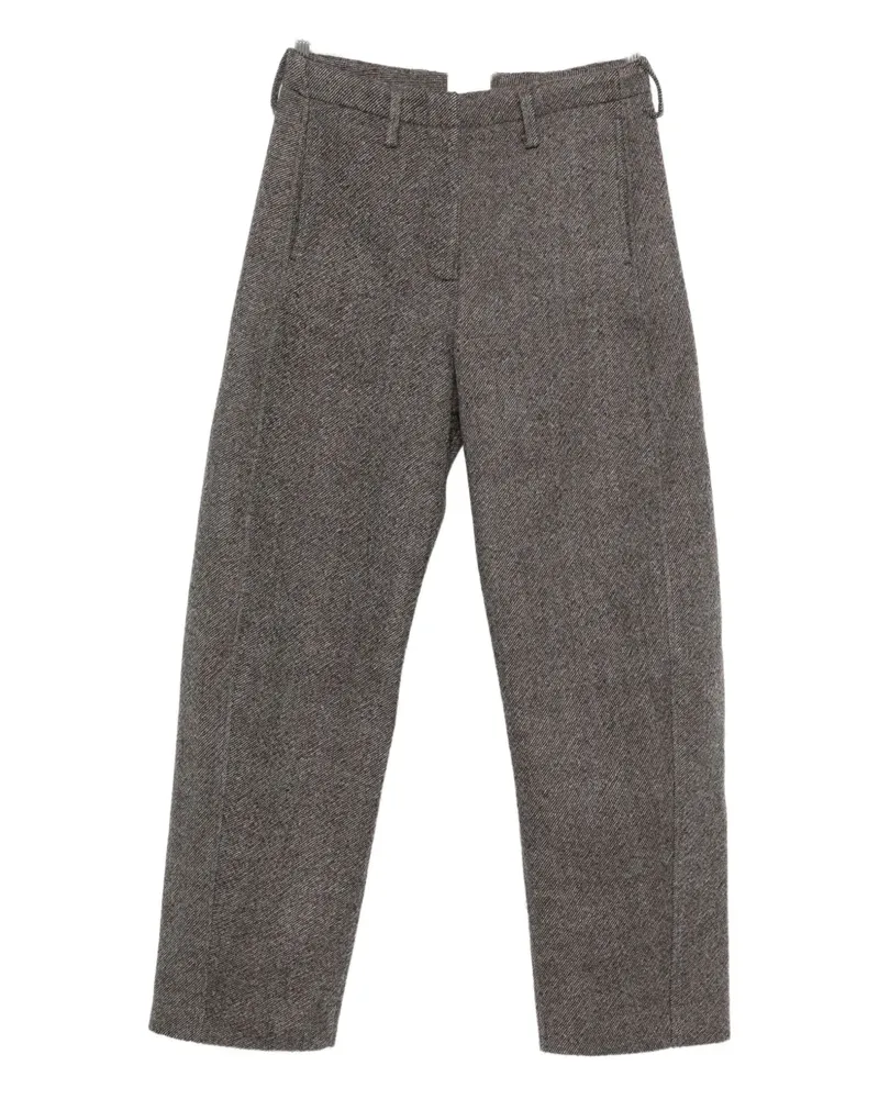 Magda Butrym herringbone trousers - Grau Grau