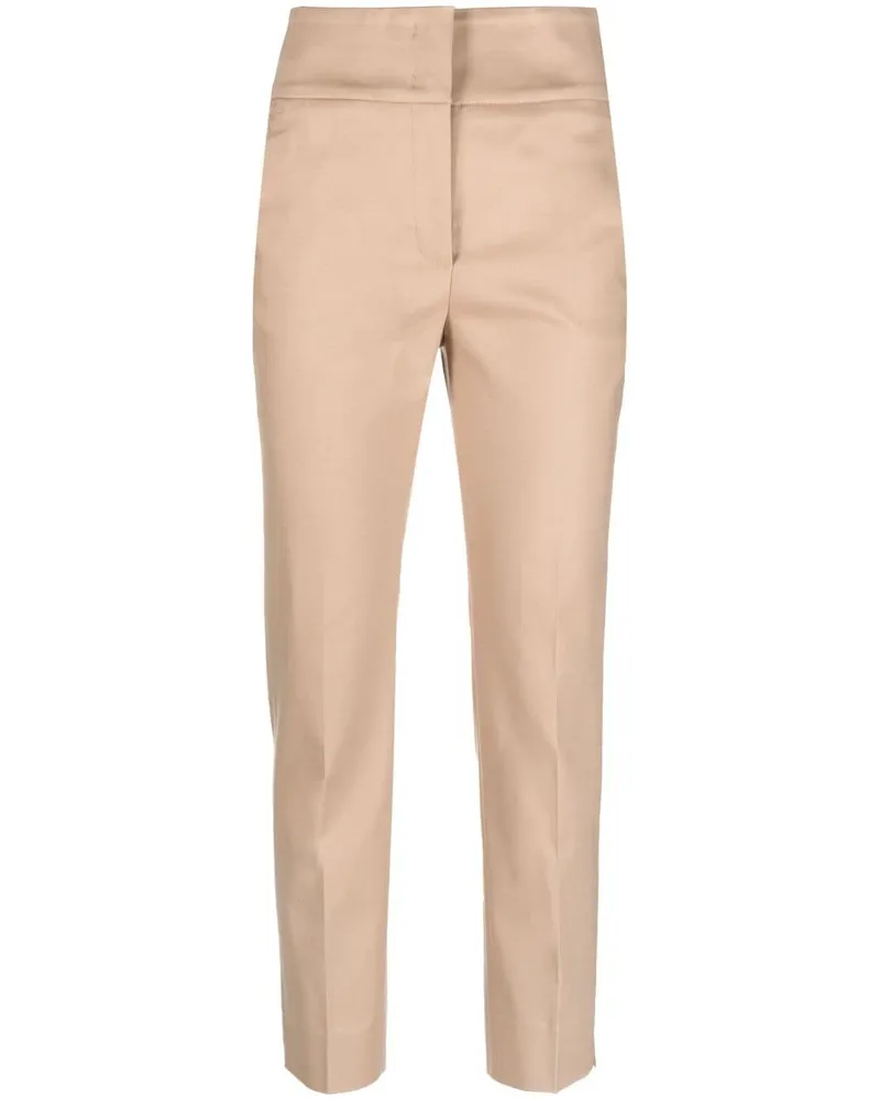 Peserico Schmale Cropped-Hose - Nude Nude