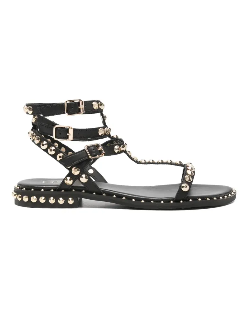 ash stud-embellished leather sandals - Schwarz Schwarz