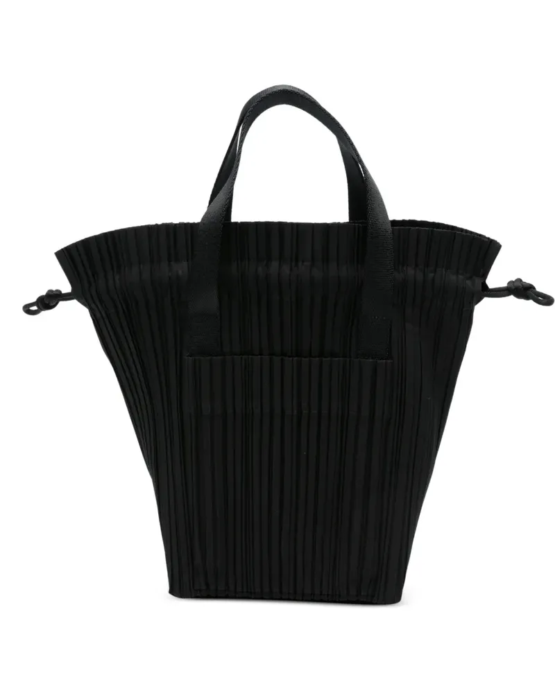 Issey Miyake pleated tote bag - Schwarz Schwarz