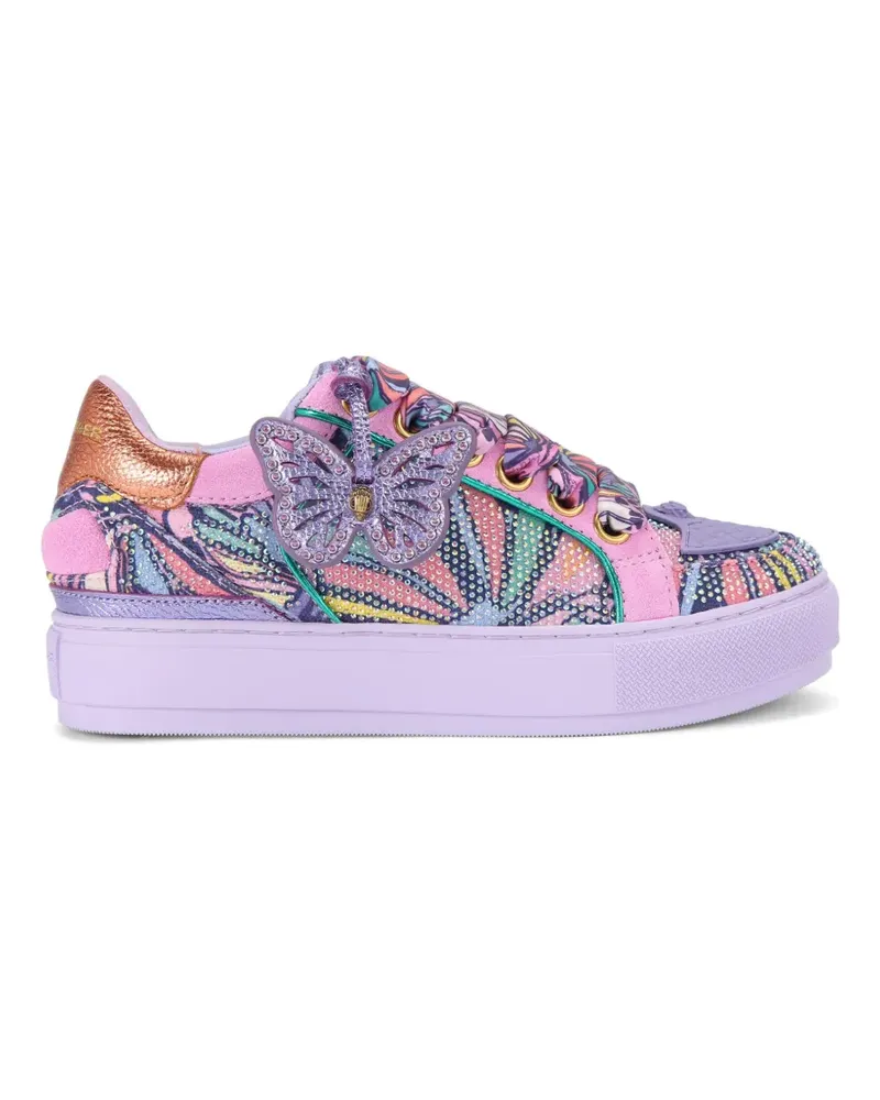 Kurt Geiger Southbank Sneakers mit Schmetterling-Print - Rosa Rosa