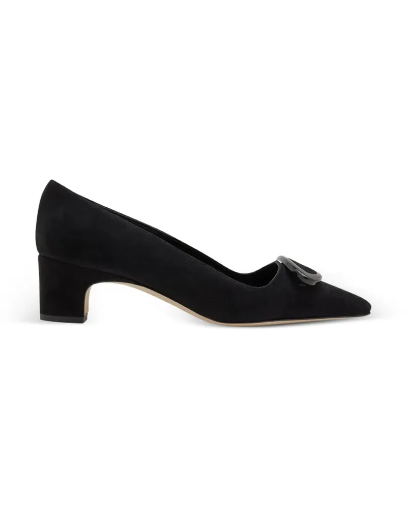 Manolo Blahnik Spitze Fenix Pumps - Schwarz Schwarz