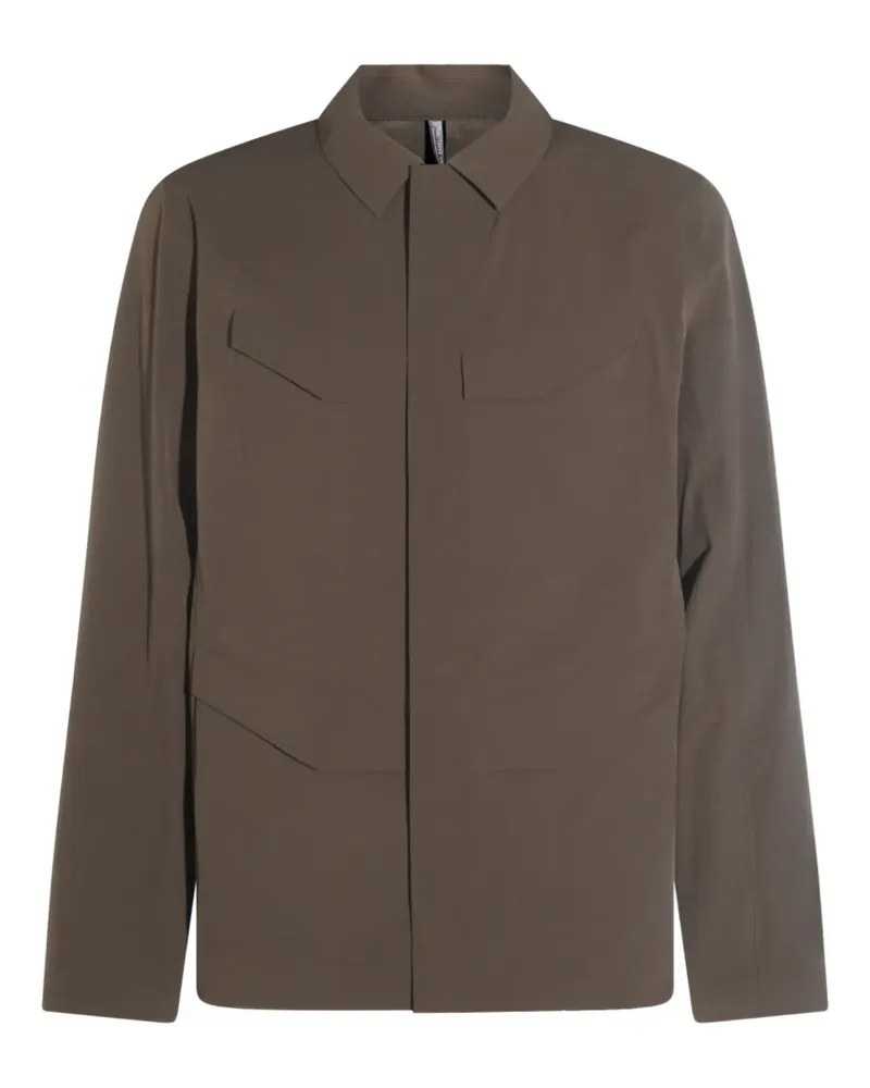 Arc'teryx Hemdjacke mit Klappentasche - Braun Braun