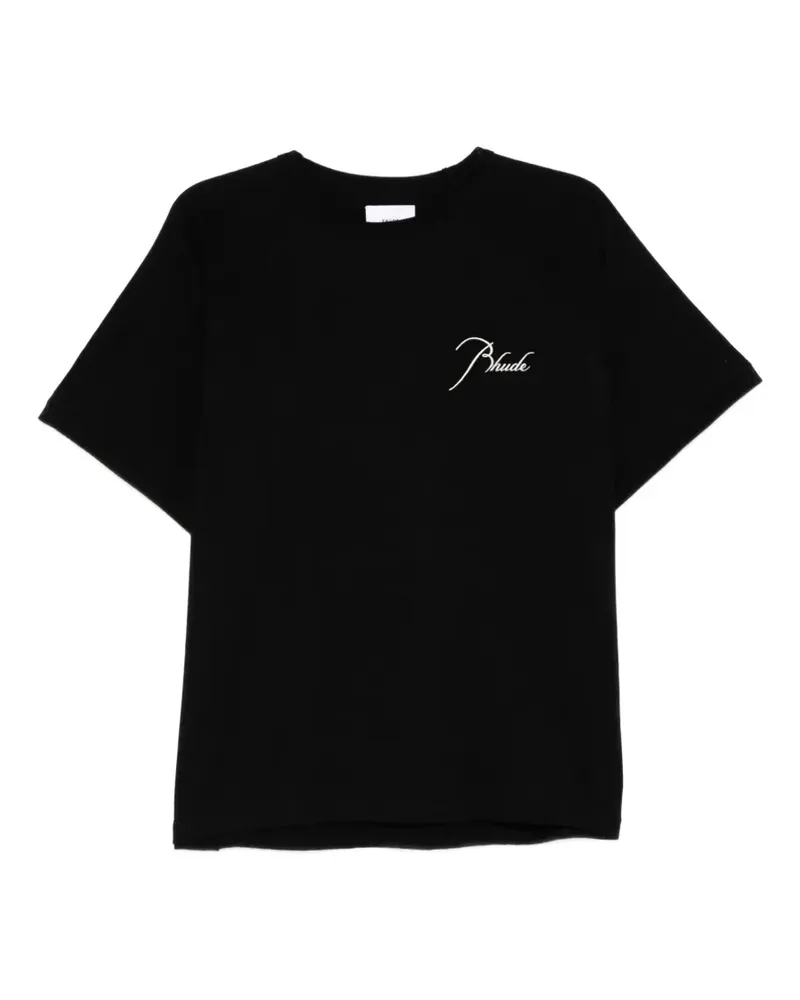 RHUDE Classique T-shirt - Schwarz Schwarz
