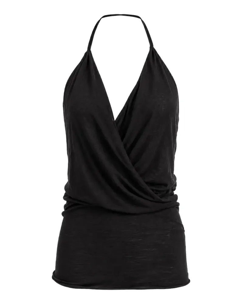 Rick Owens Neckholder-Oberteil - Schwarz Schwarz