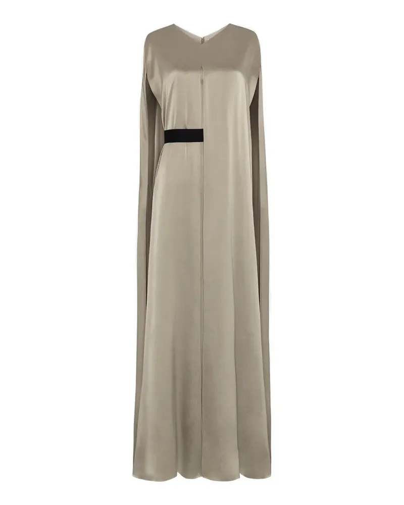 Roksanda Ilincic Fyeris Maxikleid mit Cape-Ärmeln - Nude Nude