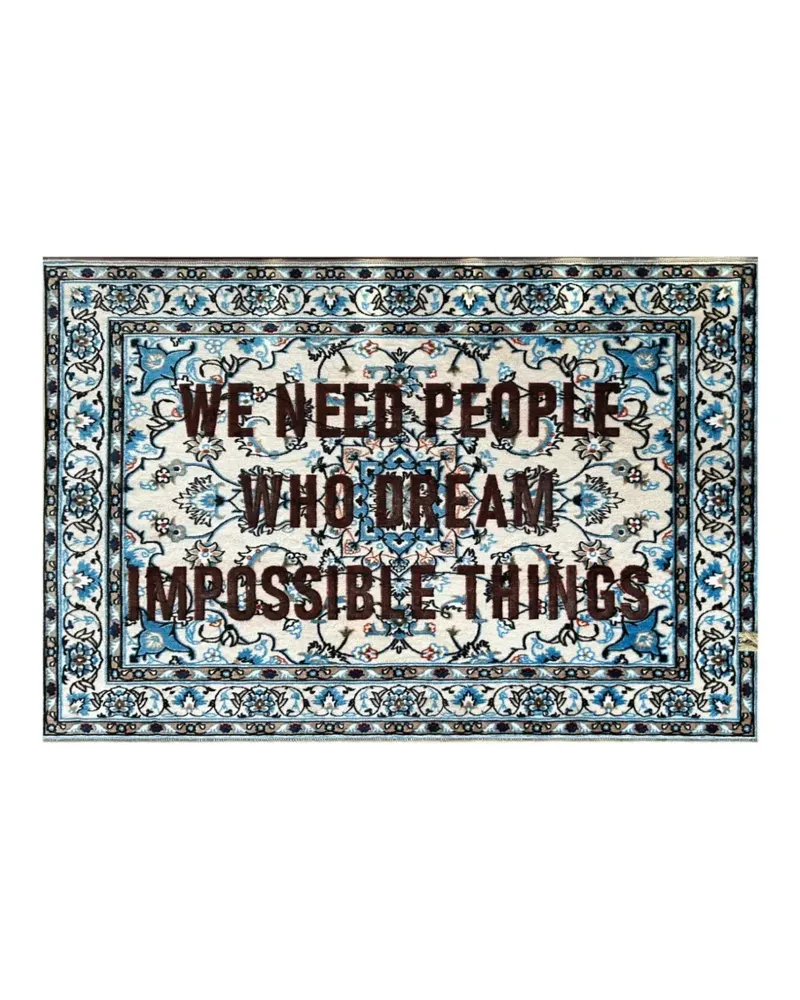 Seletti We Need People Rug - Blau Blau
