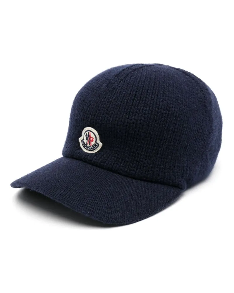 Moncler Gestrickte Baseballkappe - Blau Blau