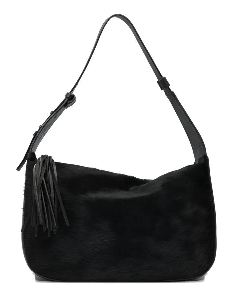 Reptile's House Schultertasche mit Quaste - Schwarz Schwarz