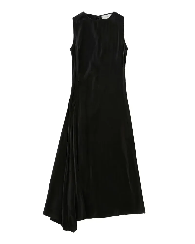 Studio Nicholson Lorne Maxikleid mit asymmetrischem Saum - Schwarz Schwarz