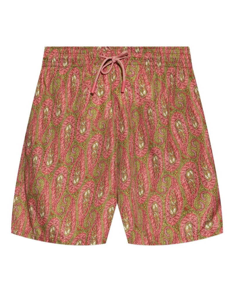 Etro paisley-print swim shorts - Rosa Rosa