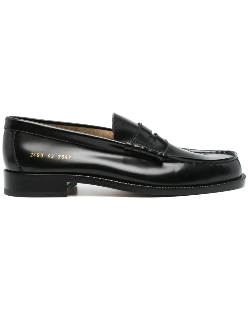 Common Projects Klassische Loafer - Schwarz Schwarz