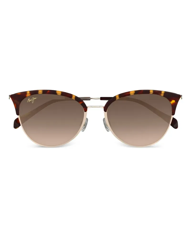 Maui Jim Sonnenbrille in Schildpattoptik - Gold Gold
