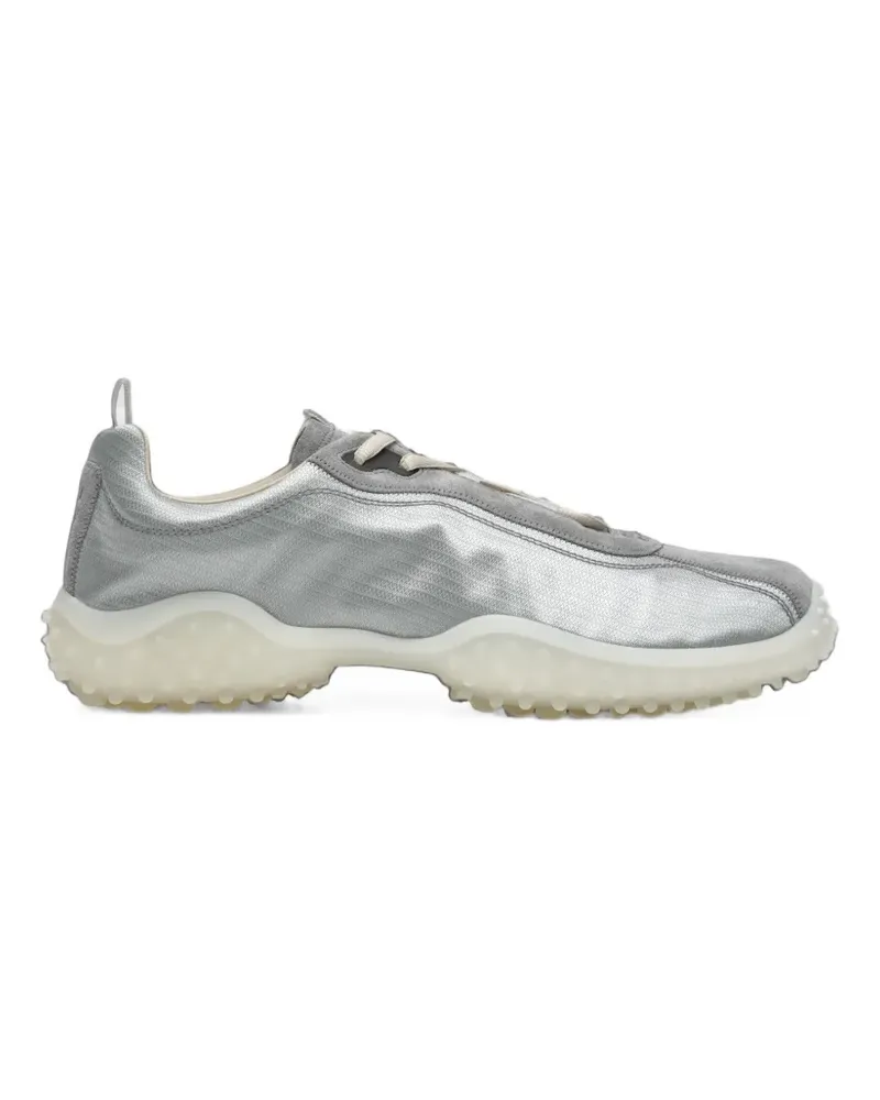 Miu Miu Bubble Sneakers aus Funktionsstoff und Wildleder - Silber Silber
