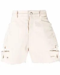 Rick Owens Shorts im Distressed-Look Nude