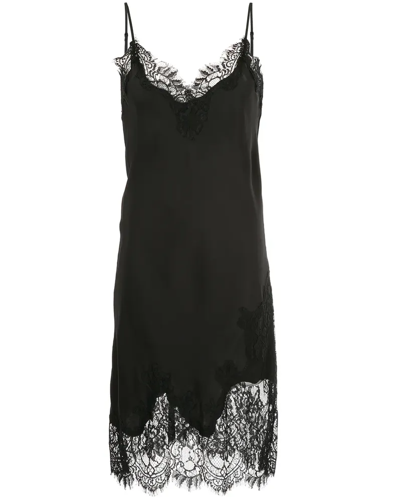 Gold Hawk Clothing lace insert dress - Schwarz Schwarz