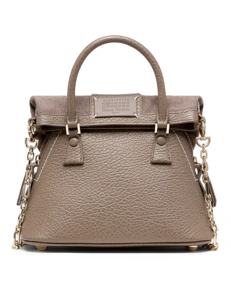 Maison Margiela 5AC Classique grain-leather mini bag - Braun Braun