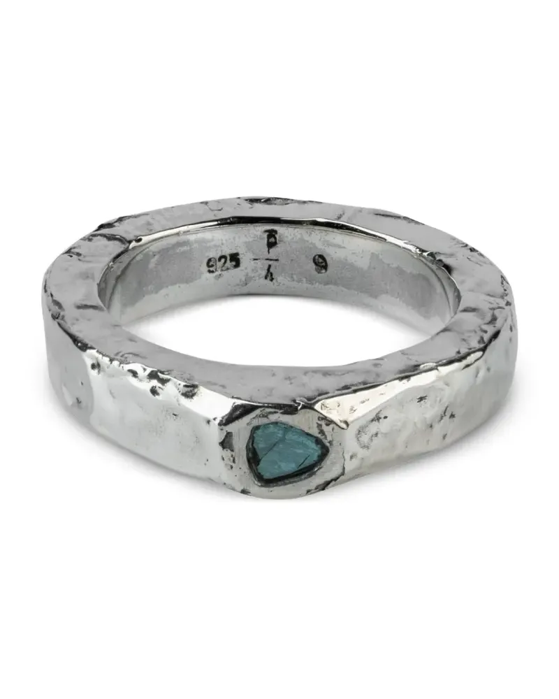 Parts Of Four Sistema Ring aus Sterlingsilber mit Diamant Silber