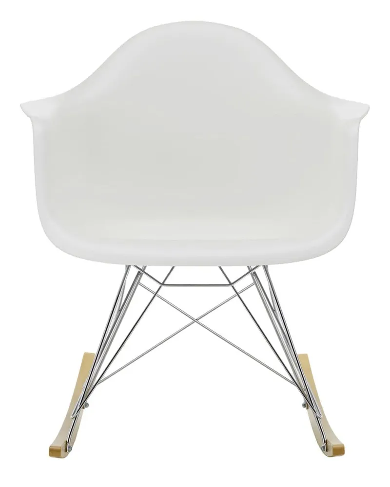 Vitra Eames Schaukelstuhl Weiß