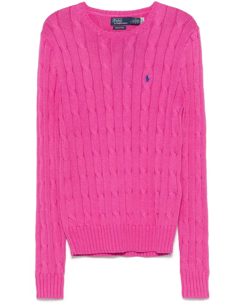 Ralph Lauren Pullover mit Zopfmuster - Rosa Rosa