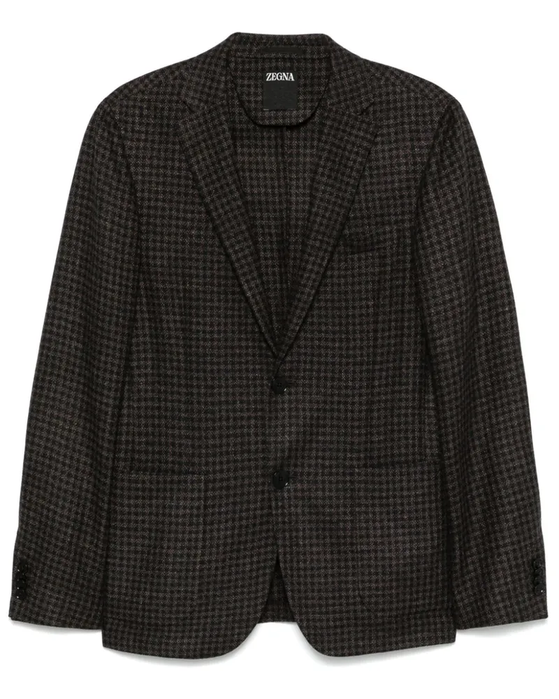 Ermenegildo Zegna Kariertes Sakko - Blau Blau