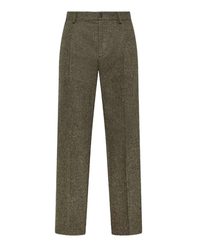 CRUNA Belleville herringbone trousers - Grün Grün