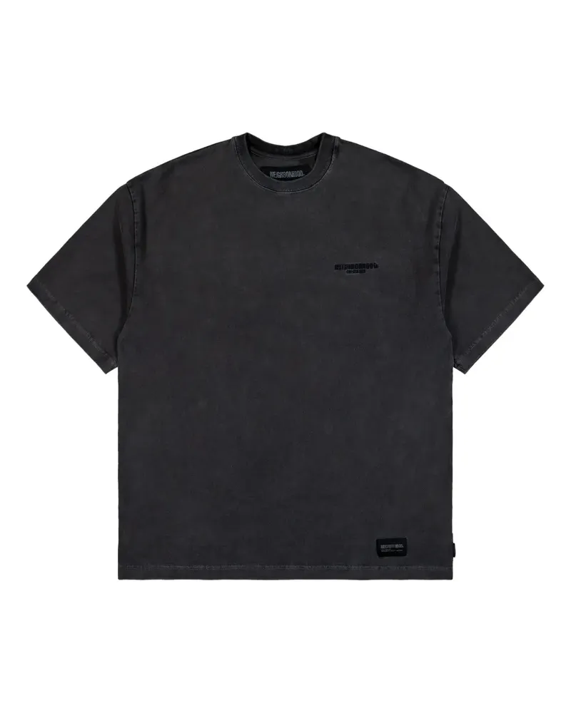 Neighborhood Pigmentgefärbtes T-Shirt - Schwarz Schwarz