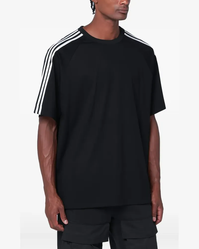 Y-3 T-Shirt mit 3 Streifen - BLACK Black