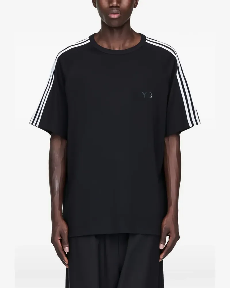 Y-3 T-Shirt mit 3 Streifen - BLACK Black