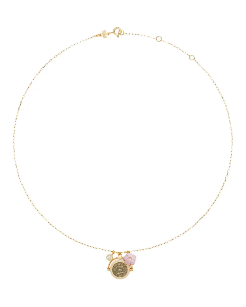 Tory Burch Forget Me Not Halskette - Gold Gold