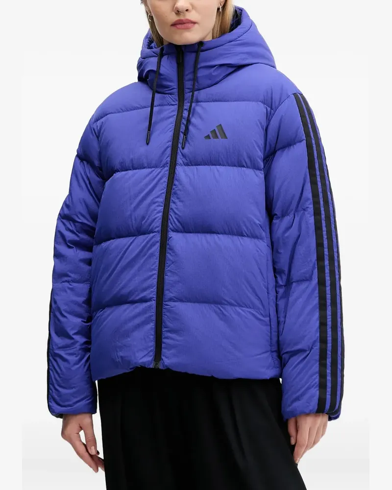adidas Gefütterte Jacke mit Logo - Blau Blau