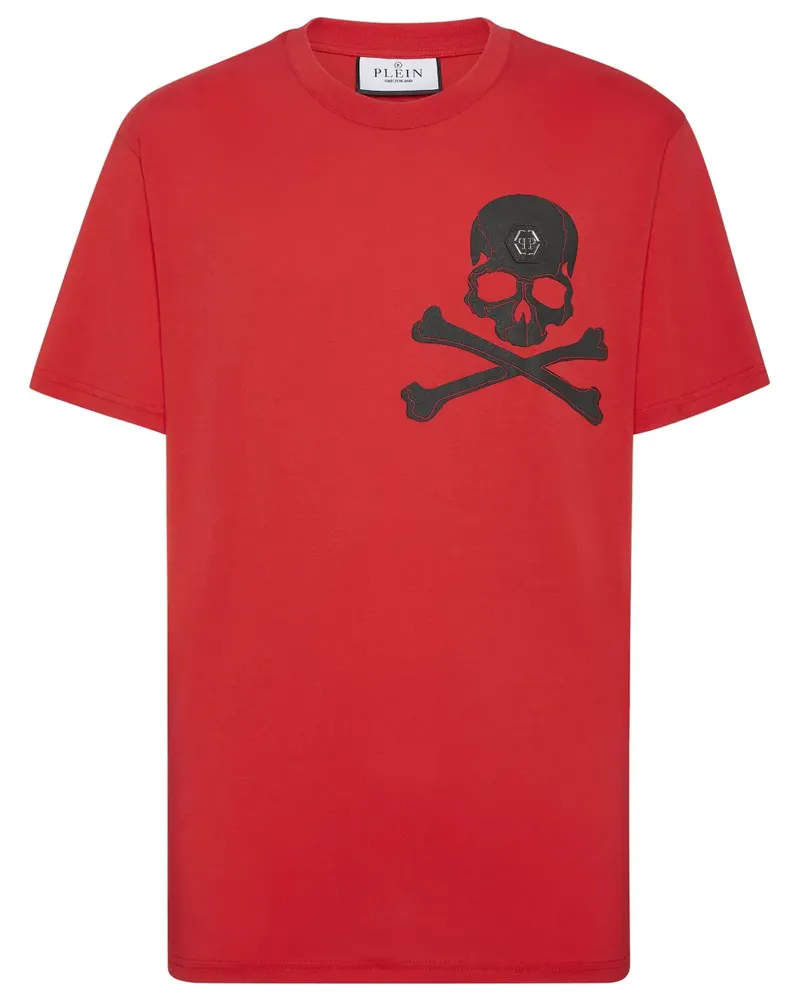 Philipp Plein T-Shirt mit Totenkopf-Print - Rot Rot