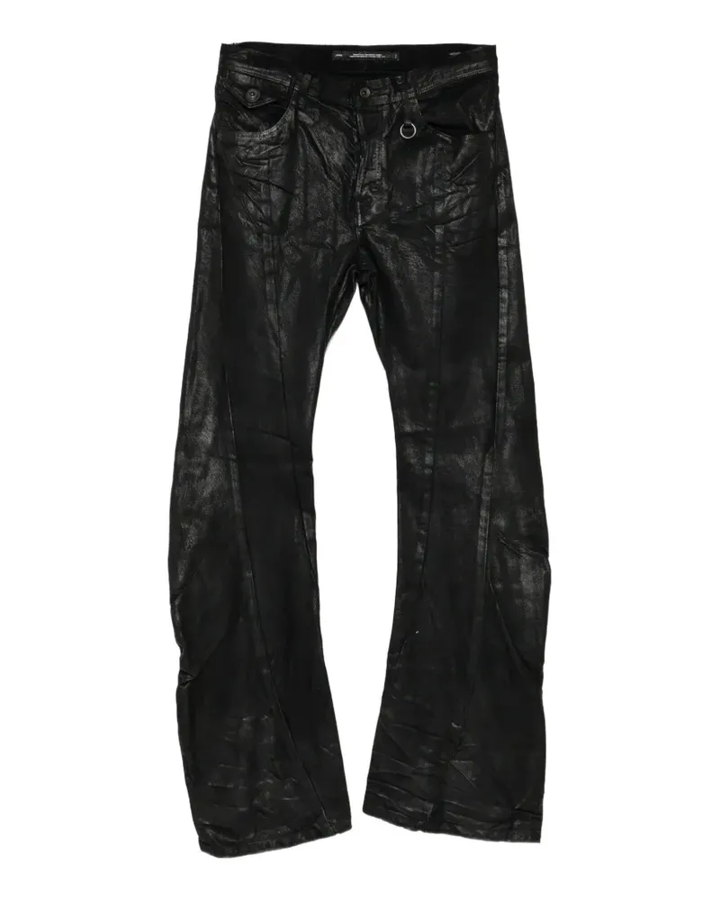 Julius bending flare jeans - Schwarz Schwarz
