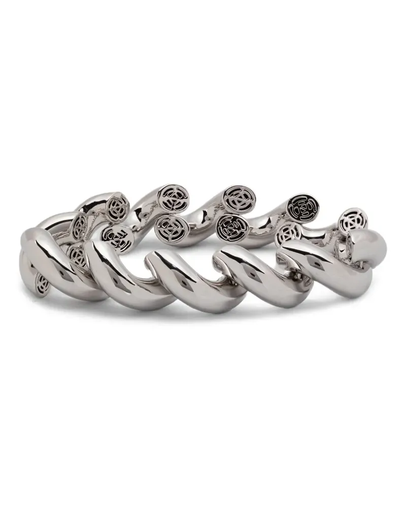 Eddie Borgo Klassisches Kordelarmband - Silber Silber
