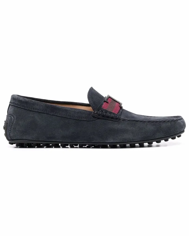 TOD'S Loafer aus Wildleder - Blau Blau