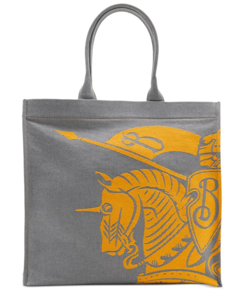 Burberry EKD Shopper aus Canvas - Grau Grau